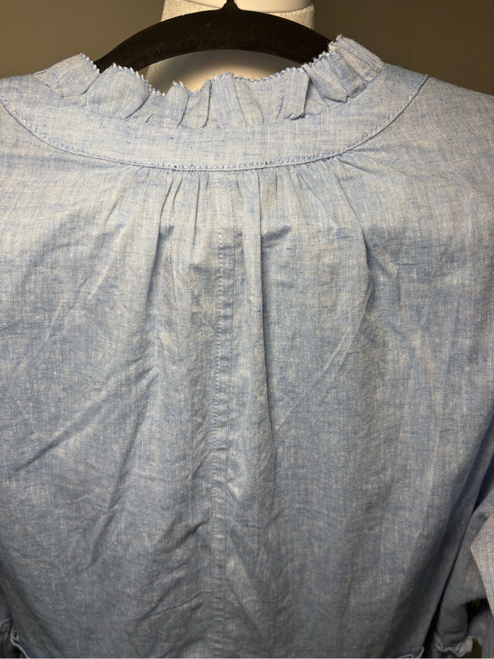 Tuckernuck Light Blue Tiered Ruffle Dress - Picture 4 of 6